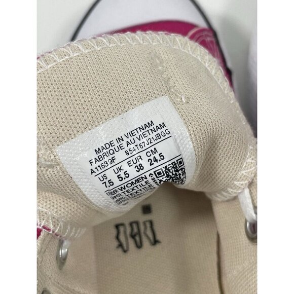Converse Pink and White Sneakers - Picture 12 of 12